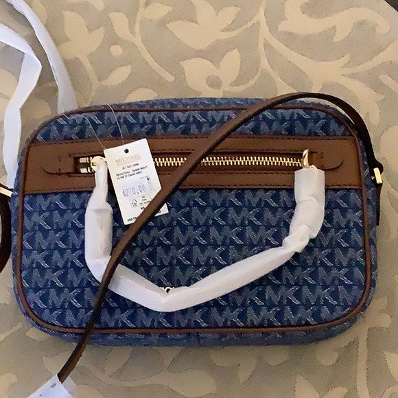 Amazing MK Denim Jet Setter Crossbody💙💙💙NWT - Picture 12 of 12